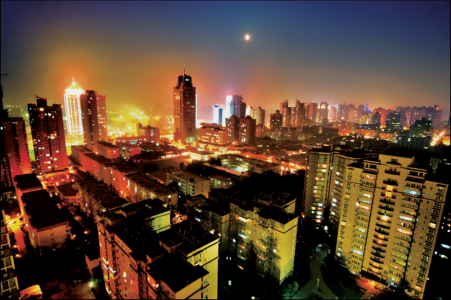 2008年的經濟技術開發區夜景